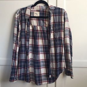 Plaid button down